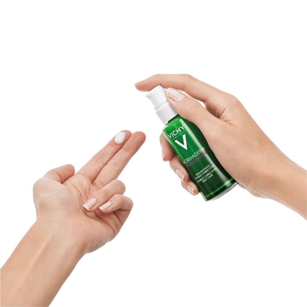 Vichy, Normaderm Double Correct Care, Anti-imperfection daily moisturizer for oily skin, 50 ml