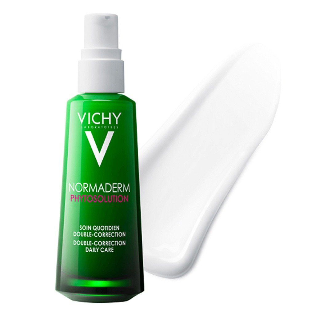 Vichy, Normaderm Double Correct Care, Anti-imperfection daily moisturizer for oily skin, 50 ml
