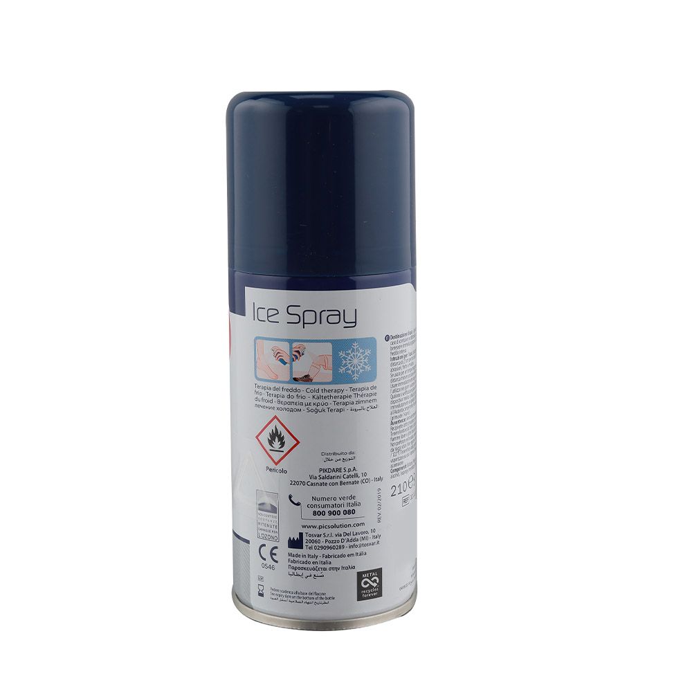 Pic Solution, Ice spray, Instant cooling spray for pain relief, 150 ml