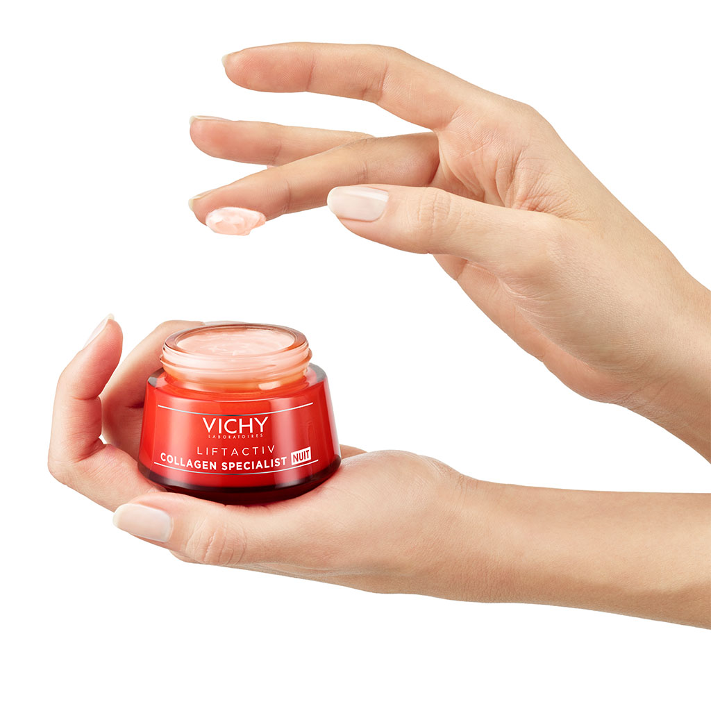 Vichy Liftactiv Collagen Specialist Anti-Aging & Brightening Face Moisturizing Night Cream 50ml