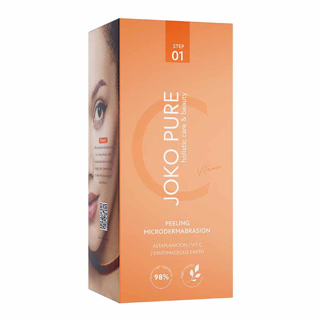 Joko, Pure Vitamin C Microdermabrasion Peeling, Brightening facial peeling with vitamin C, 100ml