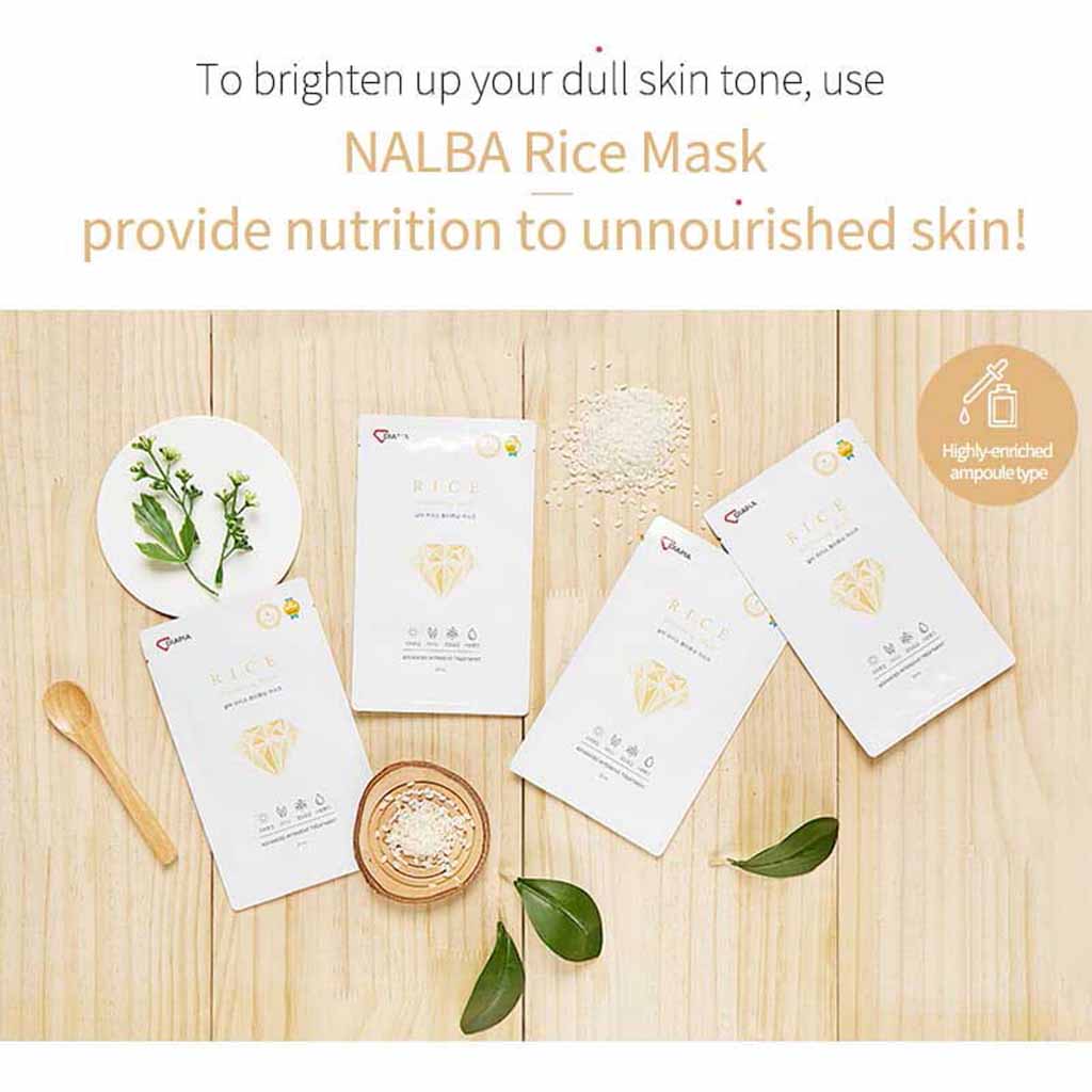 Diapia, Rice Whitening Face Mask, Brightening and moisturizing facial mask, 23ml