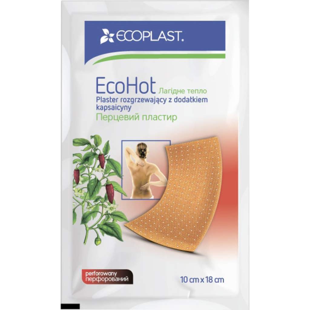 Ecoplast Ecohot Plaster 10 cm x 18 cm
