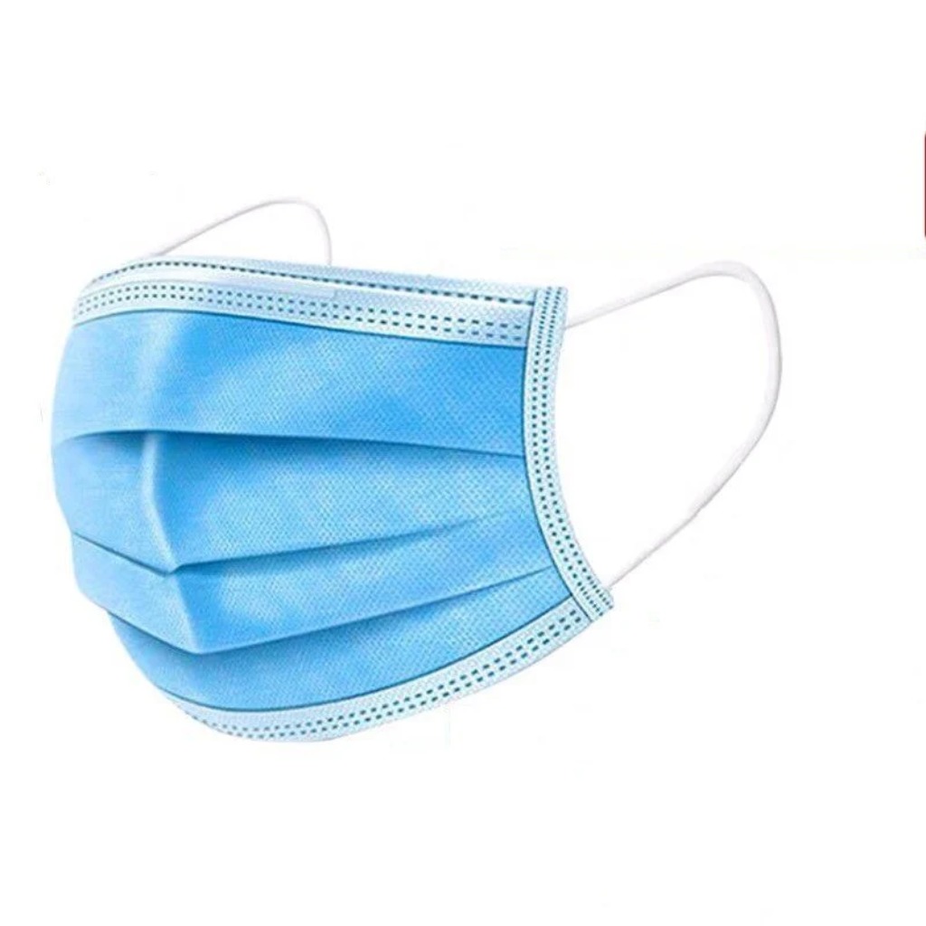 Generic, Face Mask 3 Ply Earloop, Comfortable disposable face masks with earloops, 50 pcs