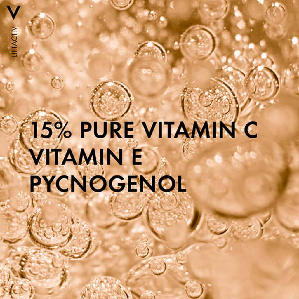Vichy, Liftactiv Vitamin C Skin Care, Anti-aging vitamin C serum for radiant skin, 20ml