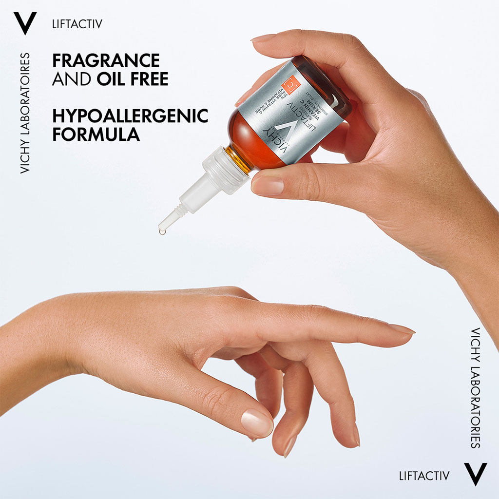 Vichy, Liftactiv Vitamin C Skin Care, Anti-aging vitamin C serum for radiant skin, 20ml