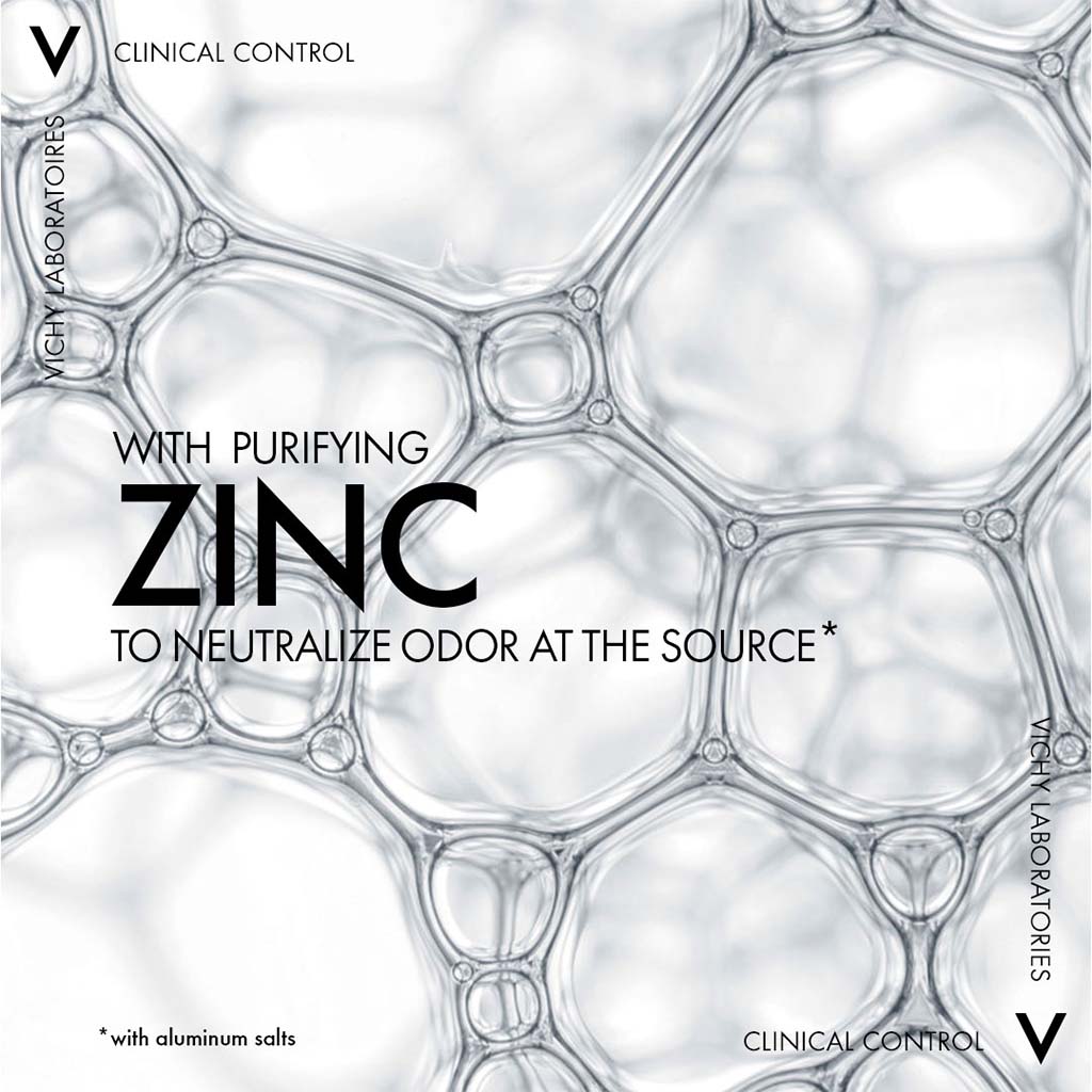 Vichy, Deo Clinical Control 96H Roll-On Women, Long-lasting clinical deodorant for women