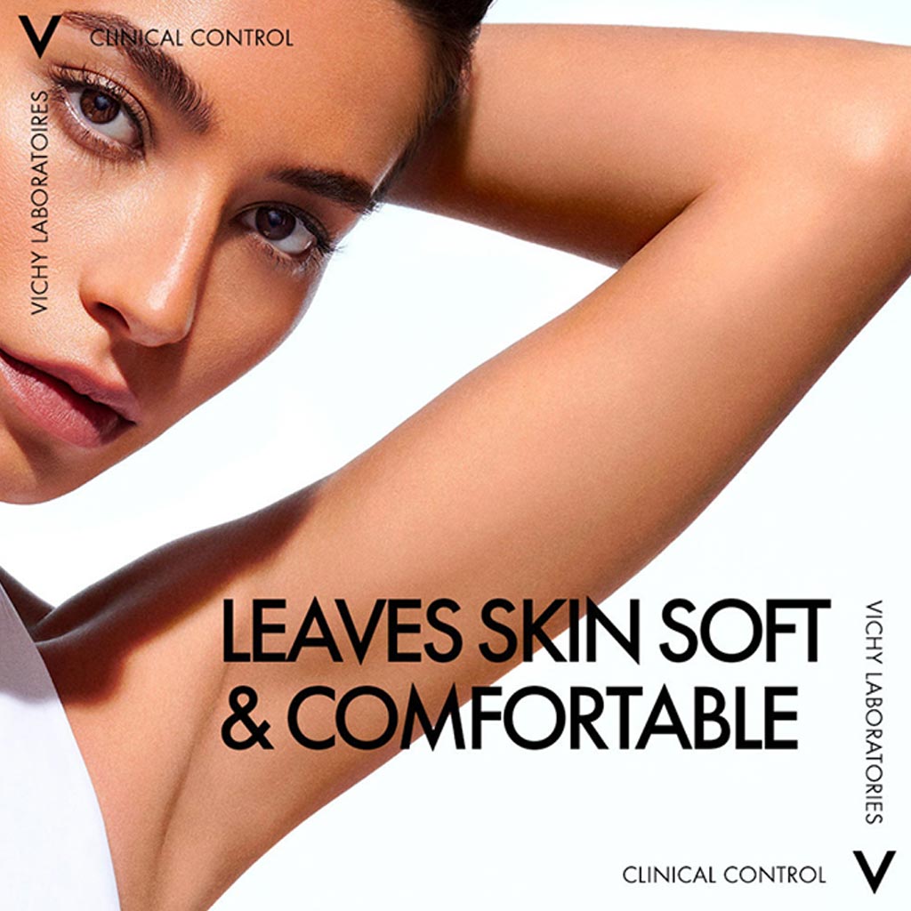 Vichy, Deo Clinical Control 96H Roll-On Women, Long-lasting clinical deodorant for women