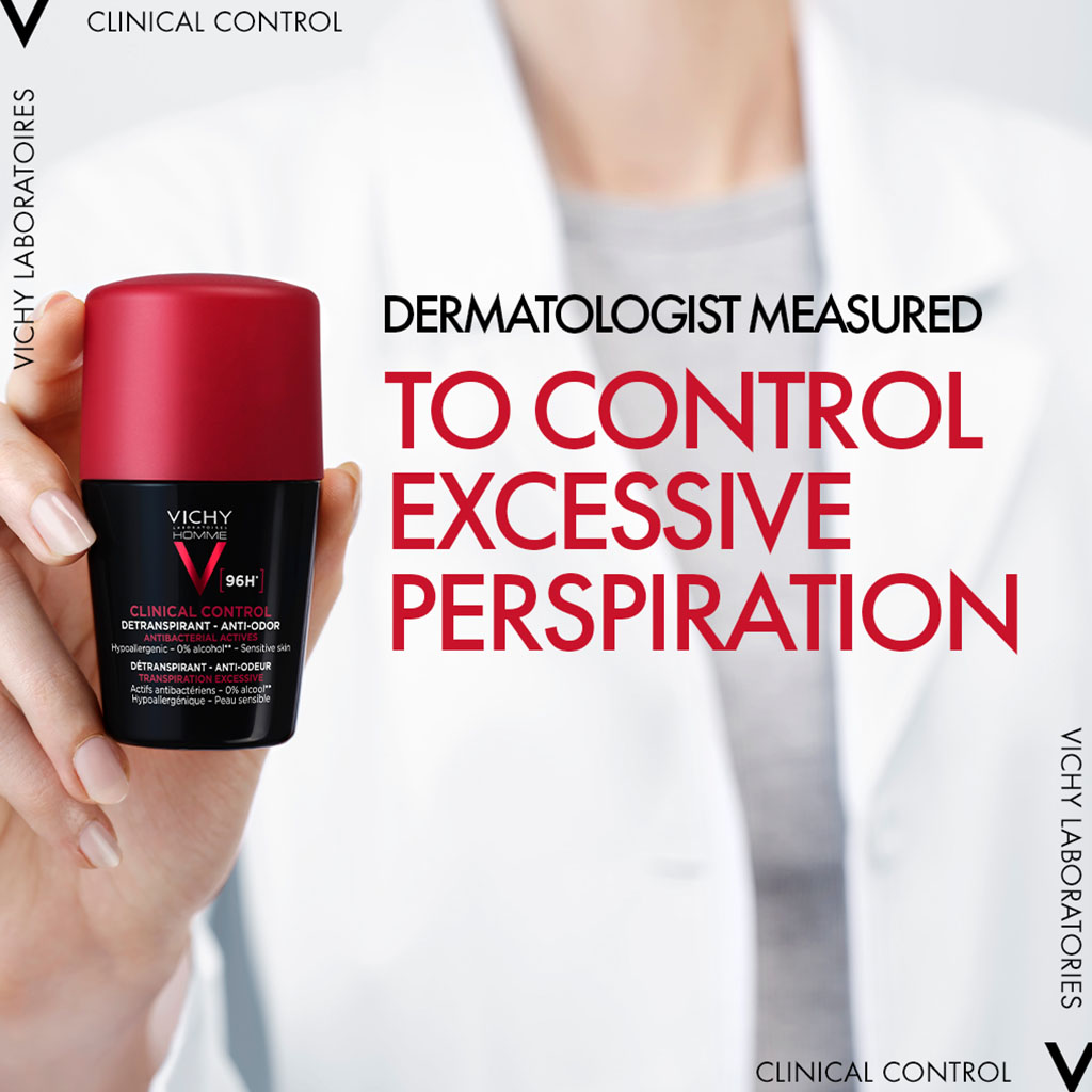 Vichy Deo Clinical Control 96H Roll Men