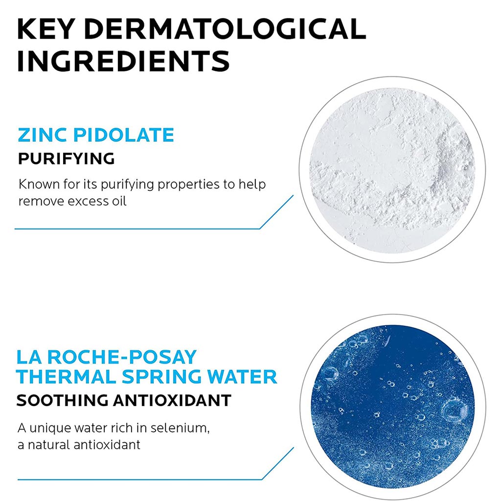 La Roche-Posay, Effaclar Acne Foaming Cleansing Gel, Foaming gel cleanser for oily and acne-prone skin, 200ml