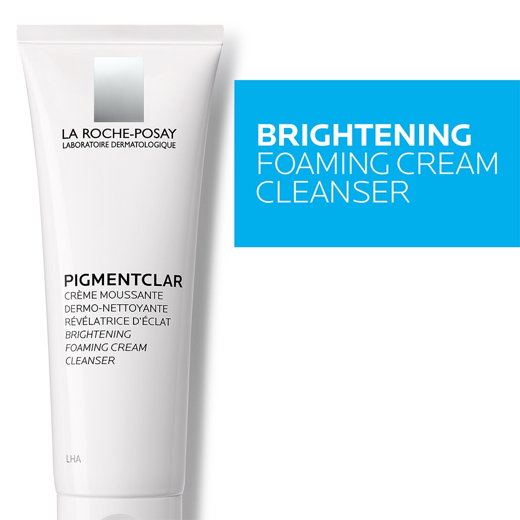 La Roche-Posay, Pigmentclar Brightening Foaming Cream Cleanser, Brightening foaming cleanser for uneven skin tone, 125ml