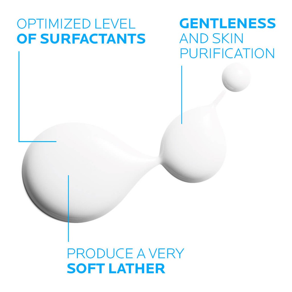 La Roche-Posay, Lipikar Syndet AP+ Body Wash, Cleansing wash for extremely dry, atopic eczema-prone skin, 200ml