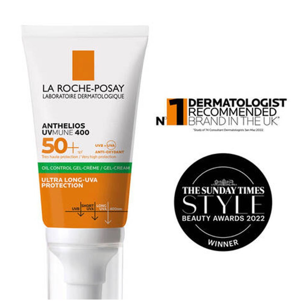 La Roche-Posay, Anthelios Clean Touch SPF50+ Tinted Sunscreen, Matte finish tinted sunscreen, 50ml