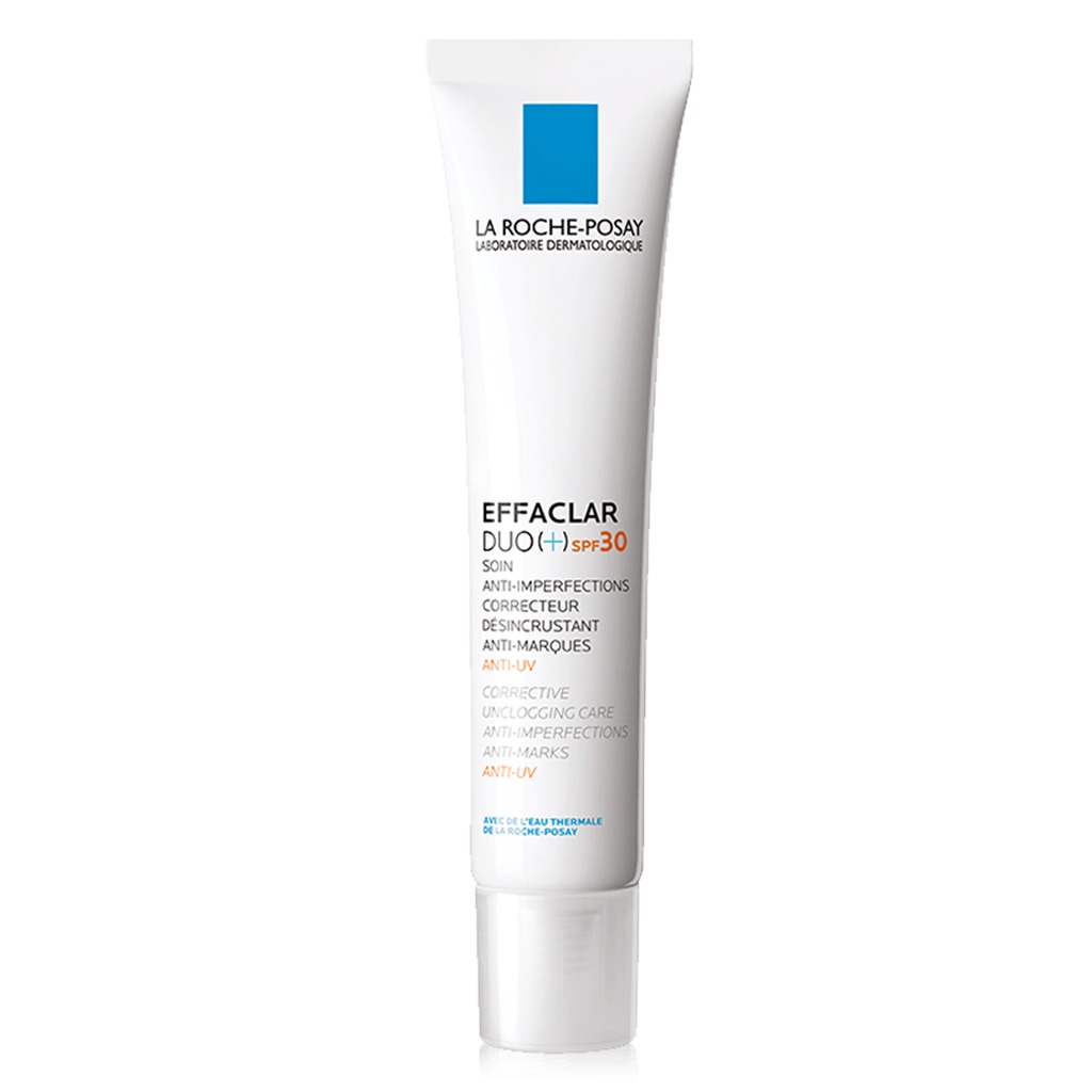 لاروش بوزاي إيفاكلار ديو+كريم بعامل حماية SPF30 مضاد للعلامات ومزيل للانسداد للبشرة الدهنية والمعرضة لحب الشباب 40 ملل