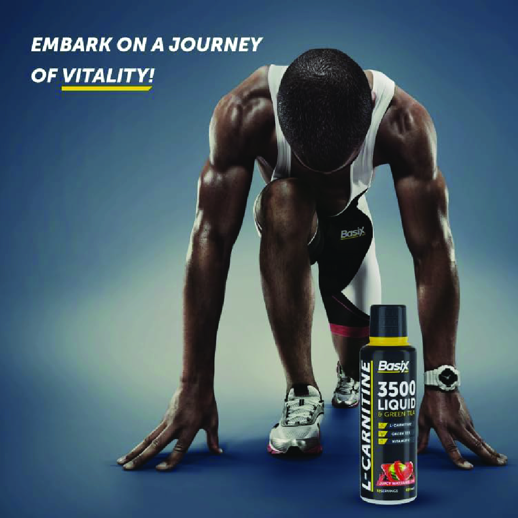 Basix, L-Carnitine Watermelon Flavor, Energy and metabolism support supplement, 480 ml