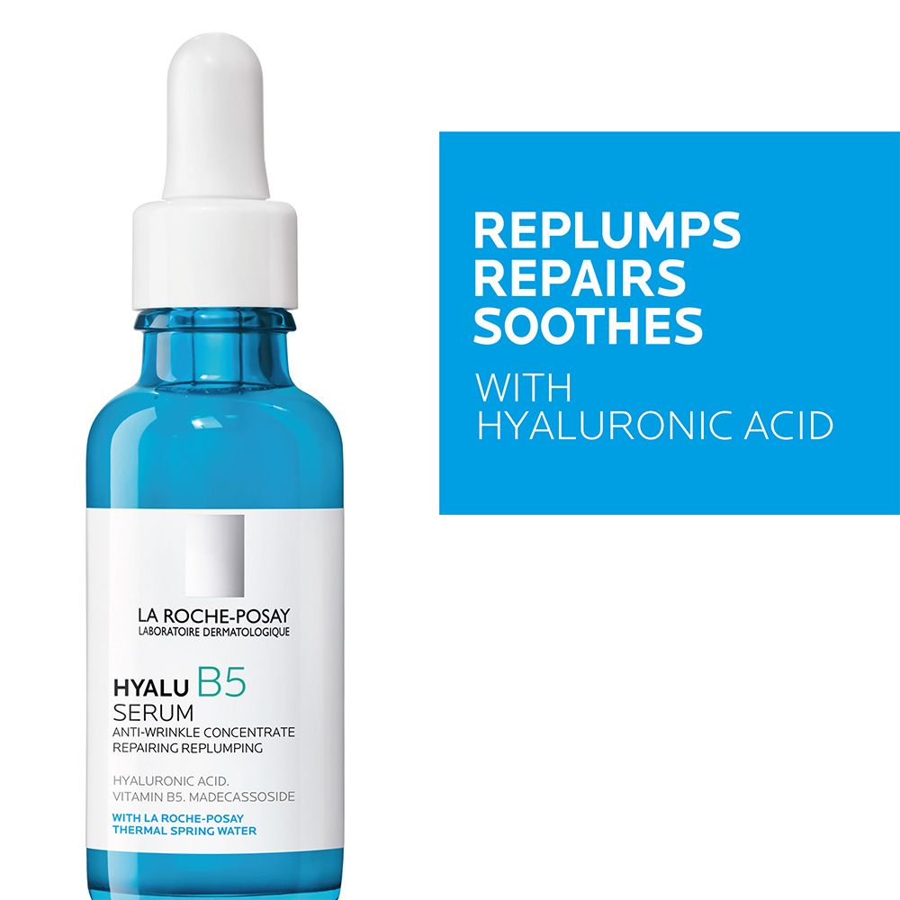 La Roche-Posay, Hyalu B5 Hyaluronic Acid Serum, Hydrating serum with hyaluronic acid and vitamin B5, 30ml