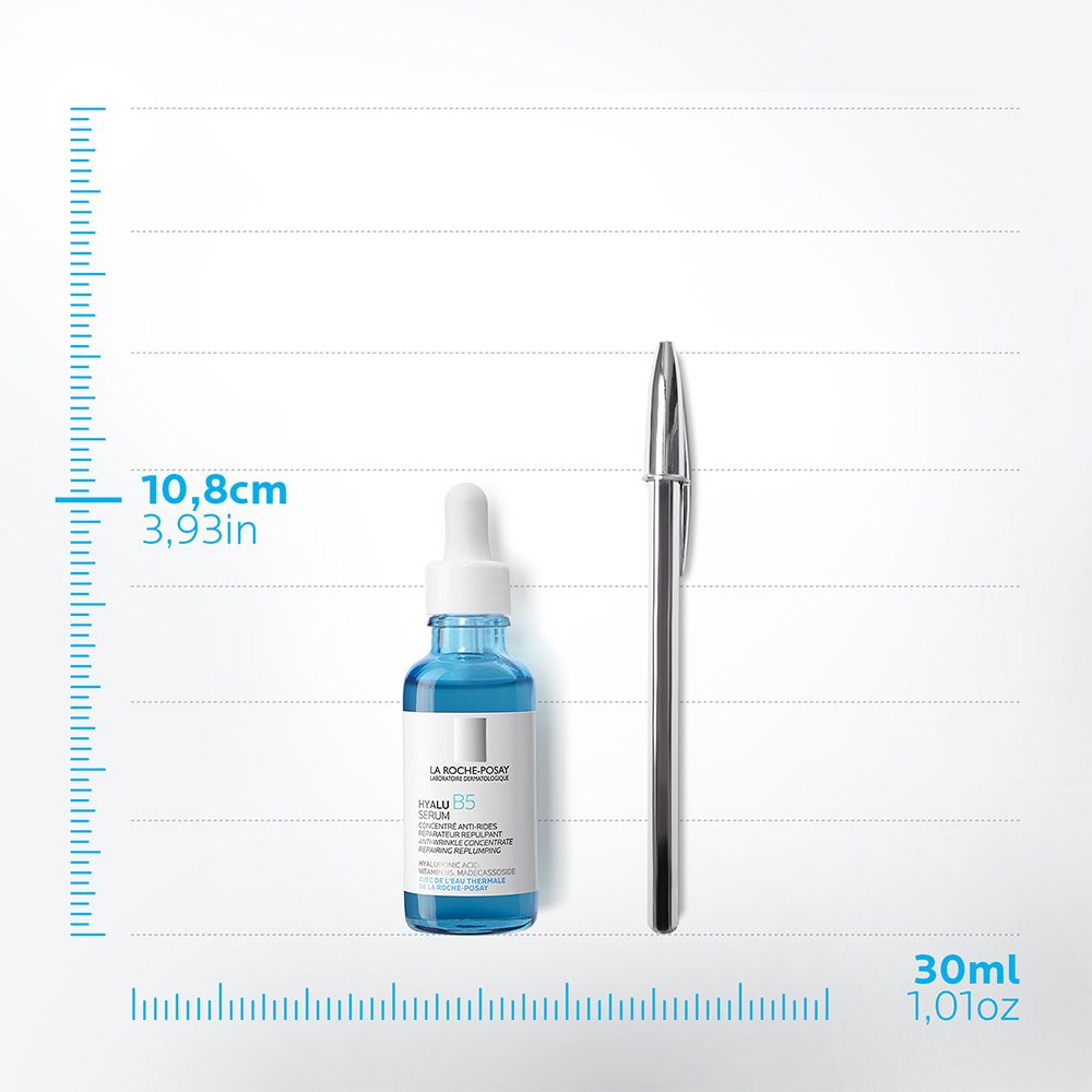 La Roche-Posay, Hyalu B5 Hyaluronic Acid Serum, Hydrating serum with hyaluronic acid and vitamin B5, 30ml
