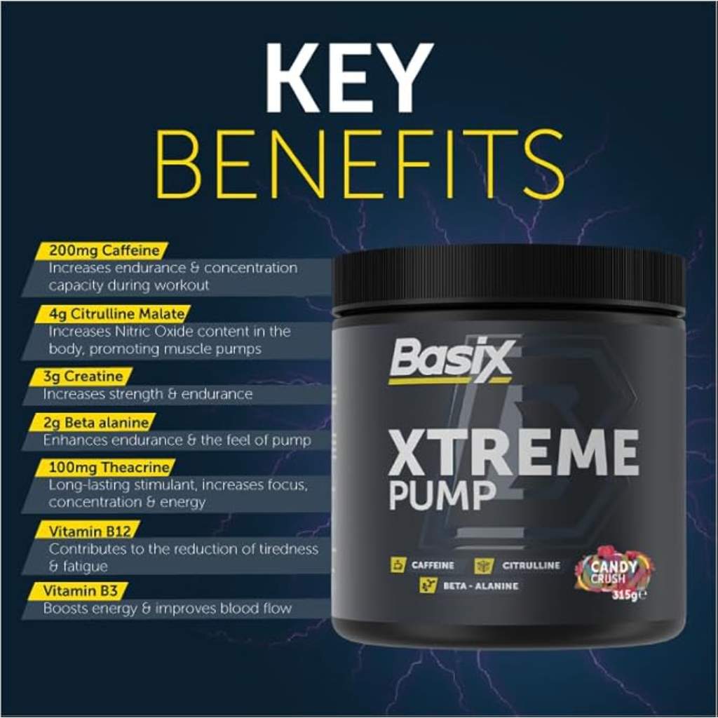 Basix Xtreme Pump Candy Ice Blast 315g