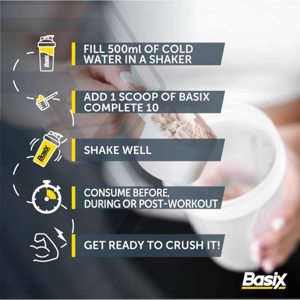 Basix, Complete 10 Juicy Watermelon, Whey protein powder, 405 g