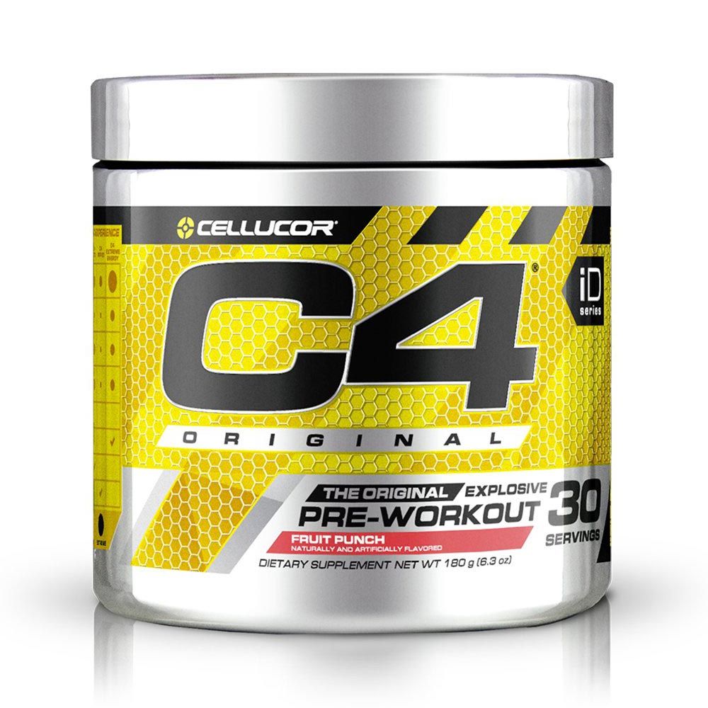 Cellucor, C4 Original iD Series Pre-Workout Fruit Punch, Energy boosting pre-workout supplement, 30 servings