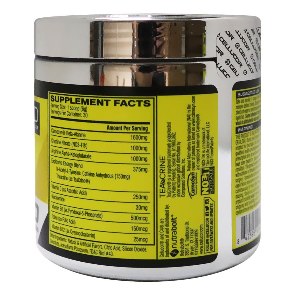 Cellucor, C4 Original iD Series Pre-Workout Fruit Punch, Energy boosting pre-workout supplement, 30 servings