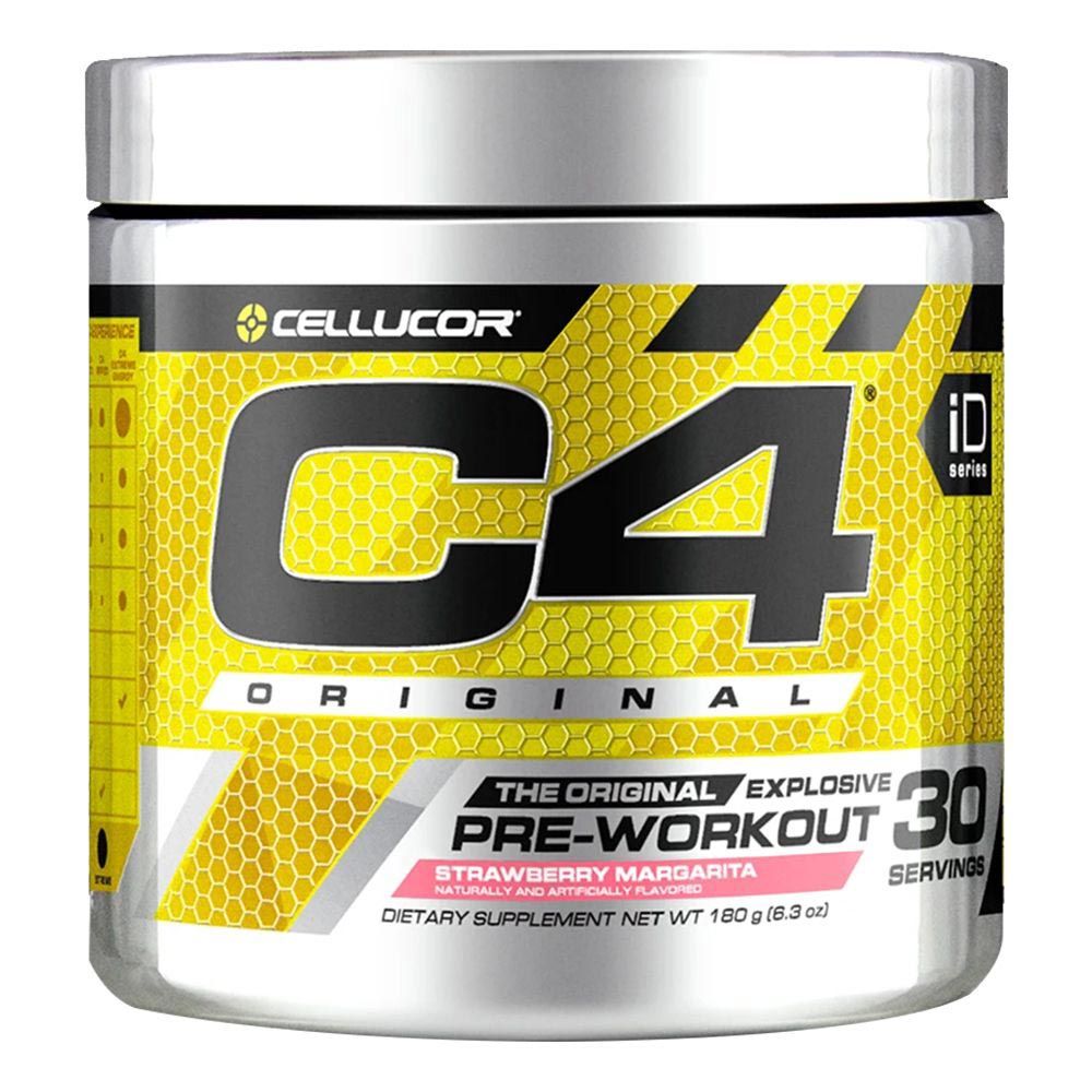 Cellucor, C4 Original iD Series Pre-Workout, Energy and focus enhancer strawberry margarita flavor, 30 servings