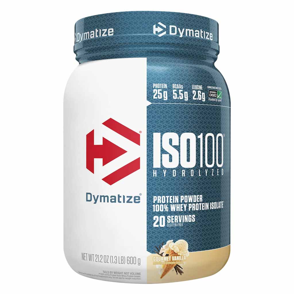 DYMATIZE ISO 100 - GOURMET VANILLA - 20 SERVING 610G
