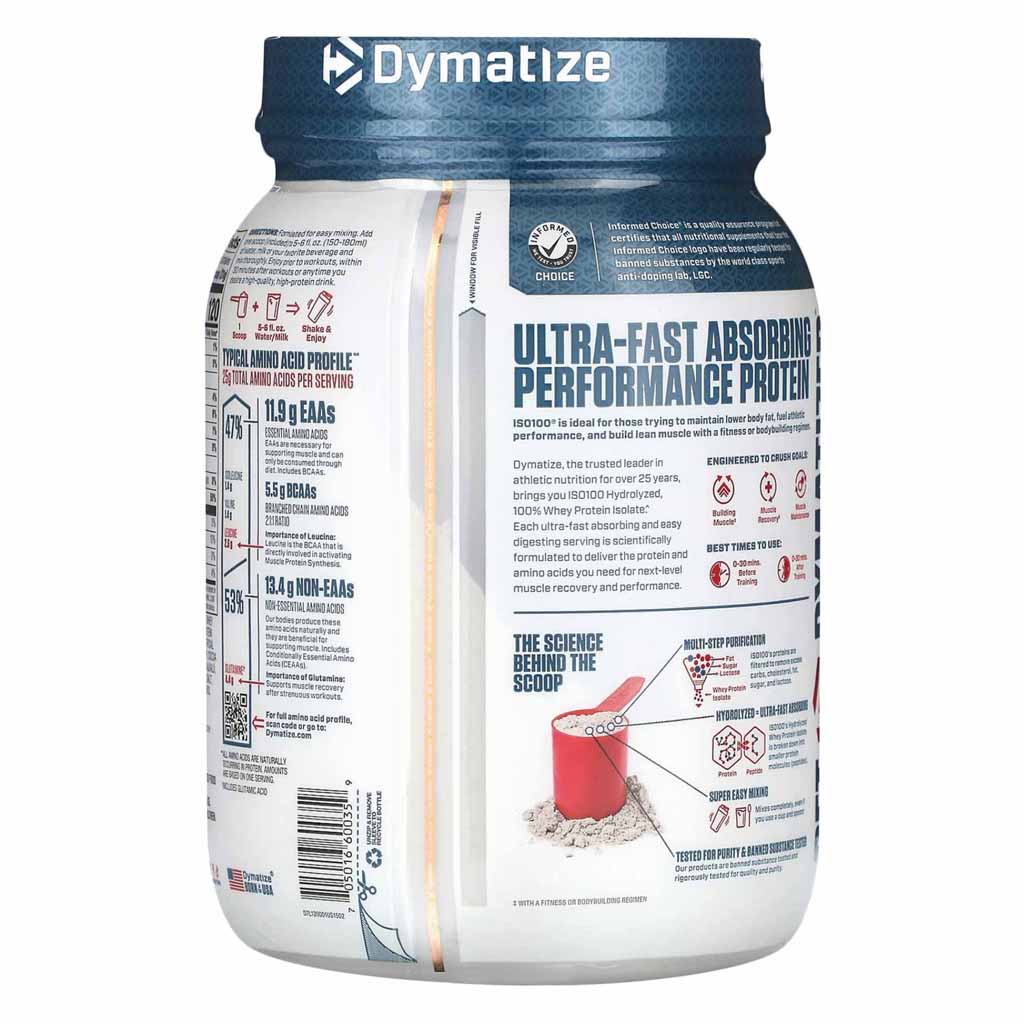 DYMATIZE ISO 100 - COOKIES AND CREAM - 20 SERVING 620G