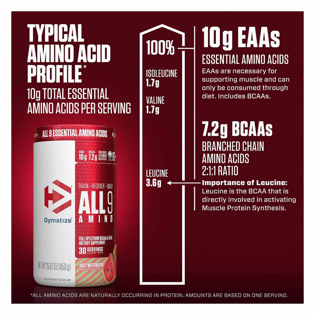 DYMATIZE ALL9 AMINO POWDER - JUICY WATERMELON 450 GM