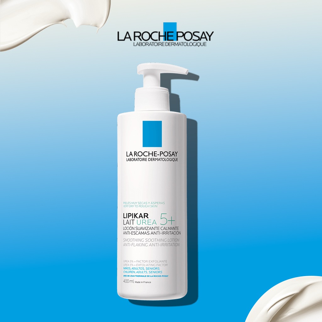 La Roche-Posay Lipikar Lait 5% Urea Body Lotion For Dry & Rough Skin 400ml