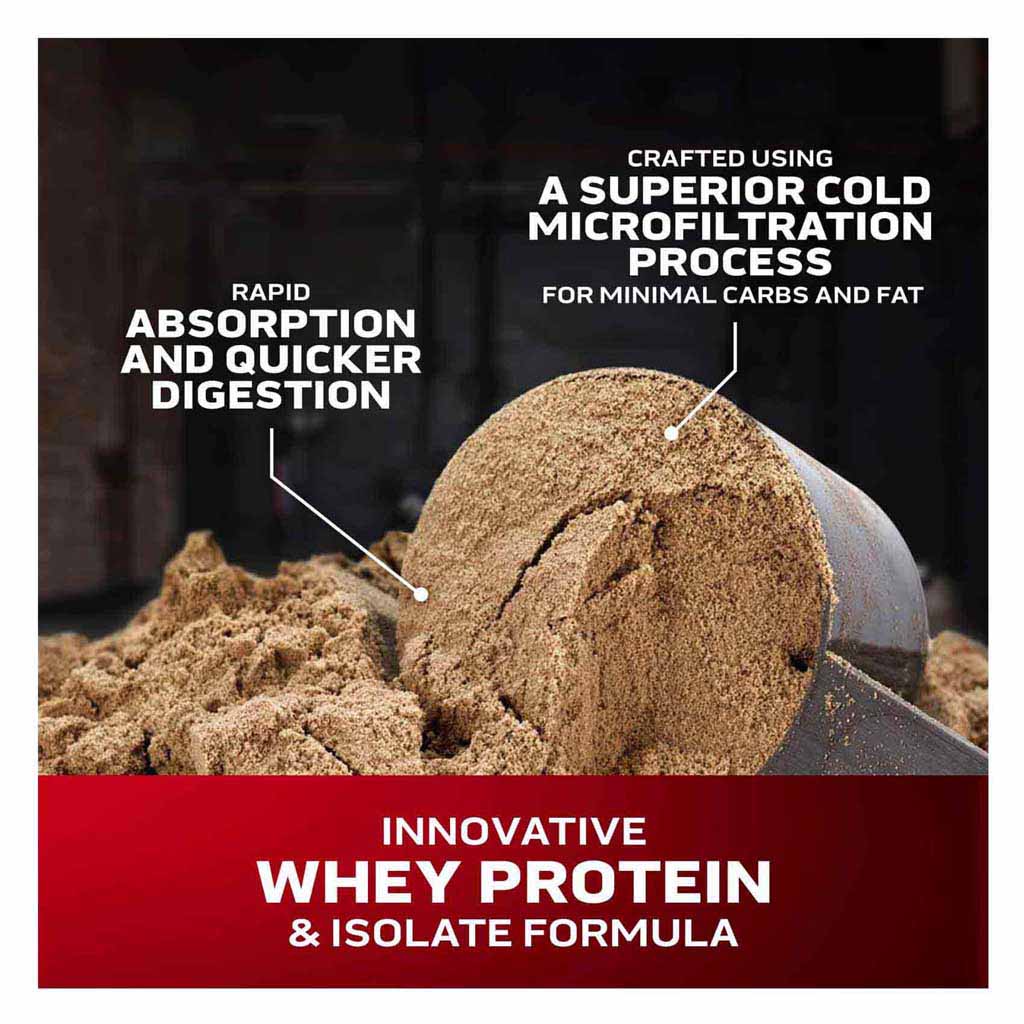 MuscleTech, NitroTech 100% Whey Gold - Cookies and Cream, Premium whey protein powder for muscle building, 2.27kg