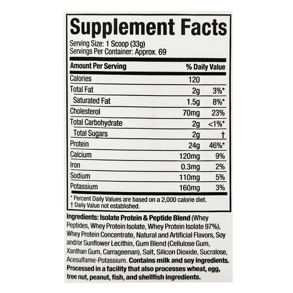 MuscleTech, NitroTech 100% Whey Gold French Vanilla Cream, Premium whey protein powder for muscle recovery, 2.27kg