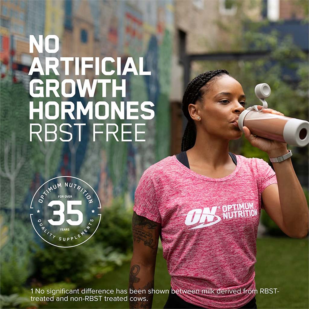 Optimum Nutrition (On) Gold Standard 100% Whey Protein Powder (Vanilla Ice Cream) 5 Lbs