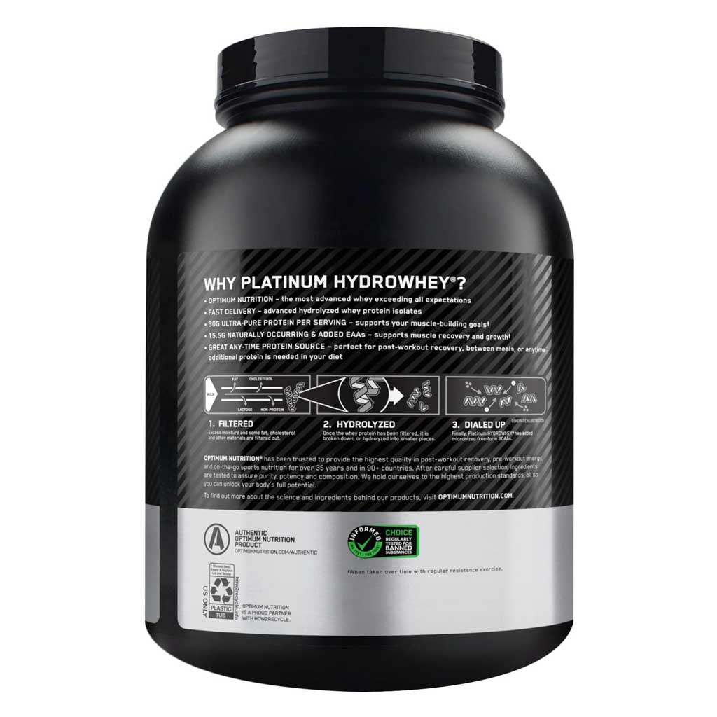 Platinum Velocity Optimum Nutrition, Whey Protein Hydrating Supplement Vanilla Flavor, High-quality protein supplement for muscle recovery, 3.5 lbs