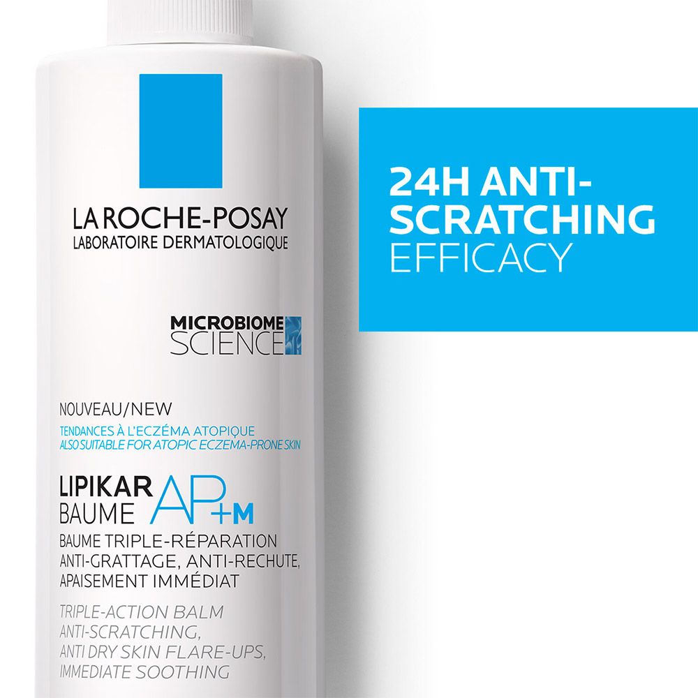 La Roche-Posay, Lipikar Baume AP+M, Intensive moisturizing balm for very dry and sensitive skin, 400ml