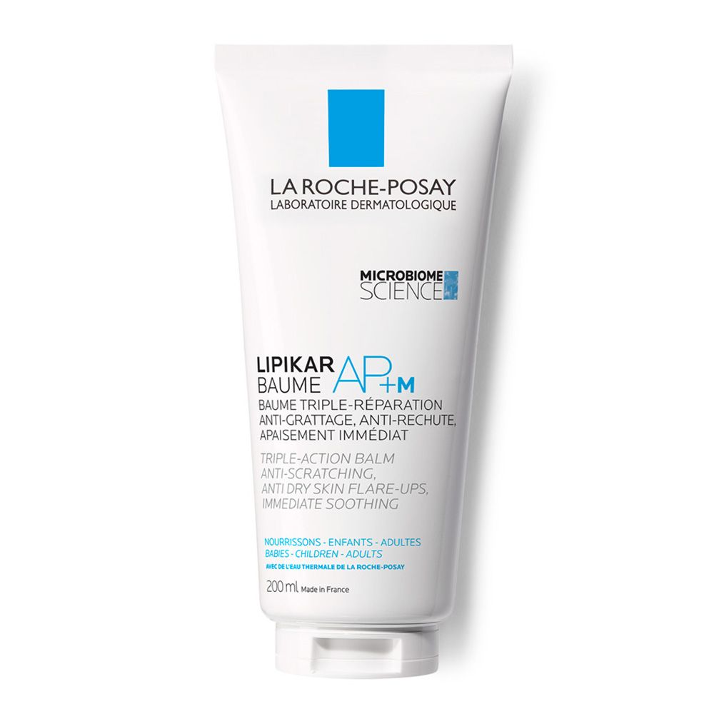 La Roche-Posay Lipikar Baume Ap+M Moisturizer For Atopic Eczema & Allergy-Prone Skin With Extreme Dryness, 200 Ml