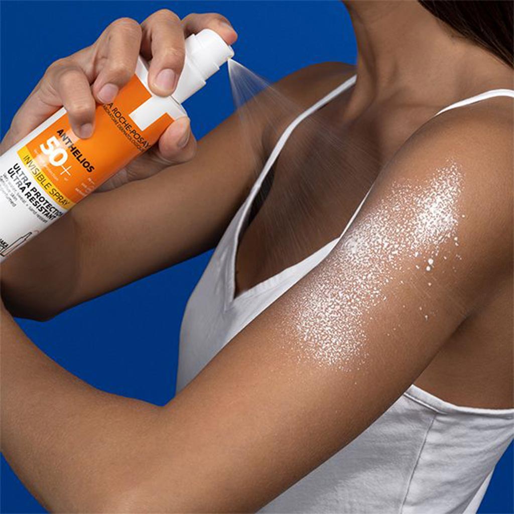 La Roche-Posay, Anthelios SPF 50+ Invisible Sunscreen Body Spray, High protection sunscreen with invisible finish, 200ml