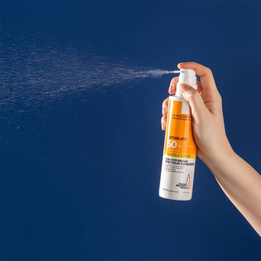 La Roche-Posay, Anthelios SPF 50+ Invisible Sunscreen Body Spray, High protection sunscreen with invisible finish, 200ml