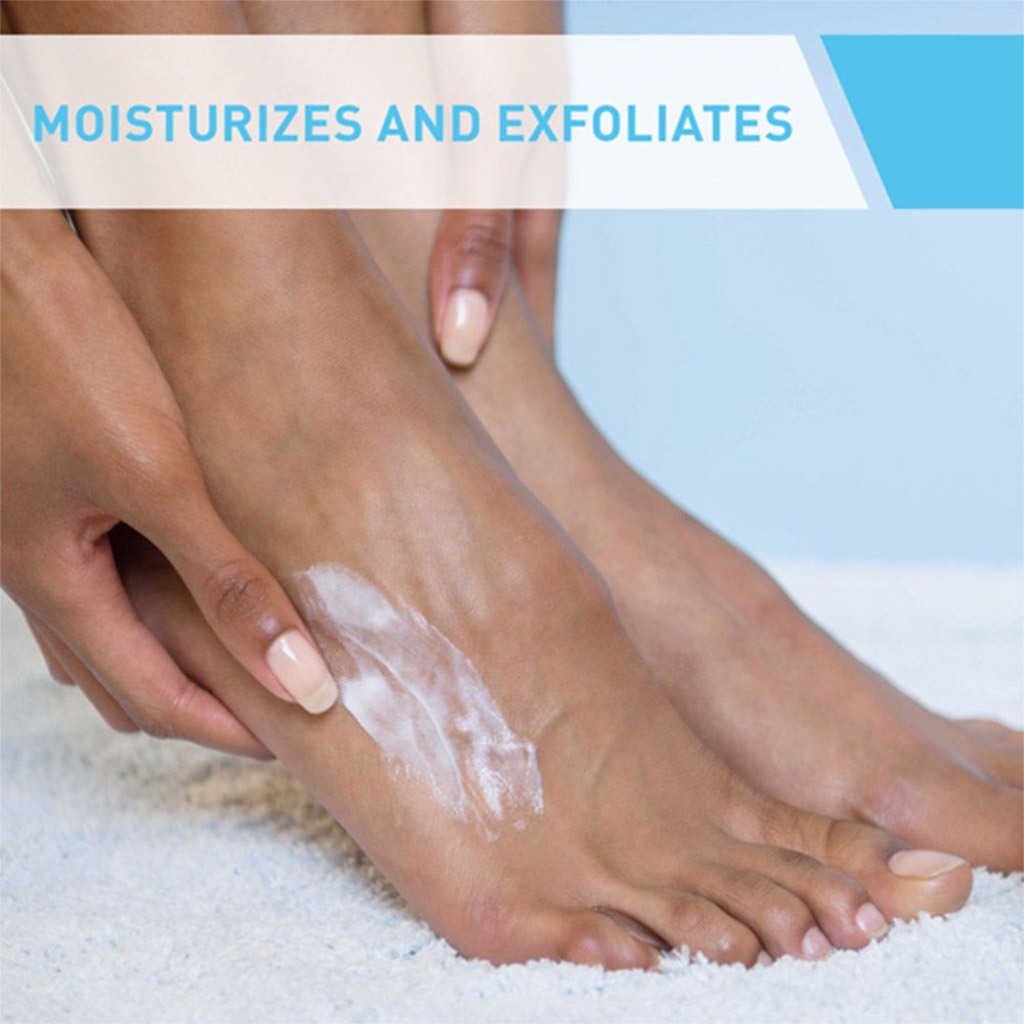 CeraVe, SA Renewing Foot Cream with Salicylic Acid, Exfoliating and moisturizing foot cream for dry, rough skin, 88ml