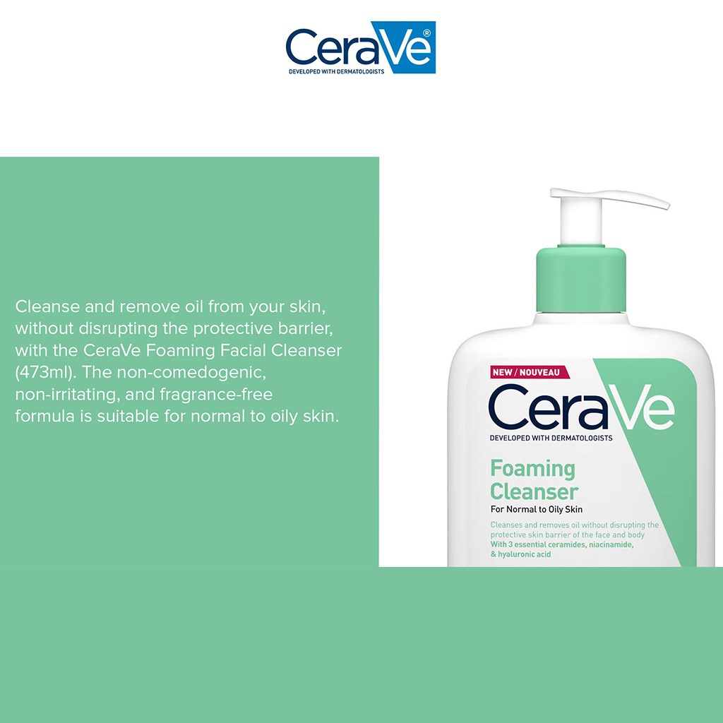 CeraVe Foaming Facial Cleanser 16Oz
