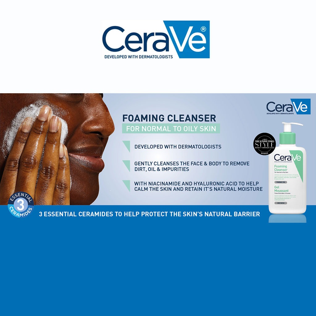 CeraVe Foaming Facial Cleanser 16Oz