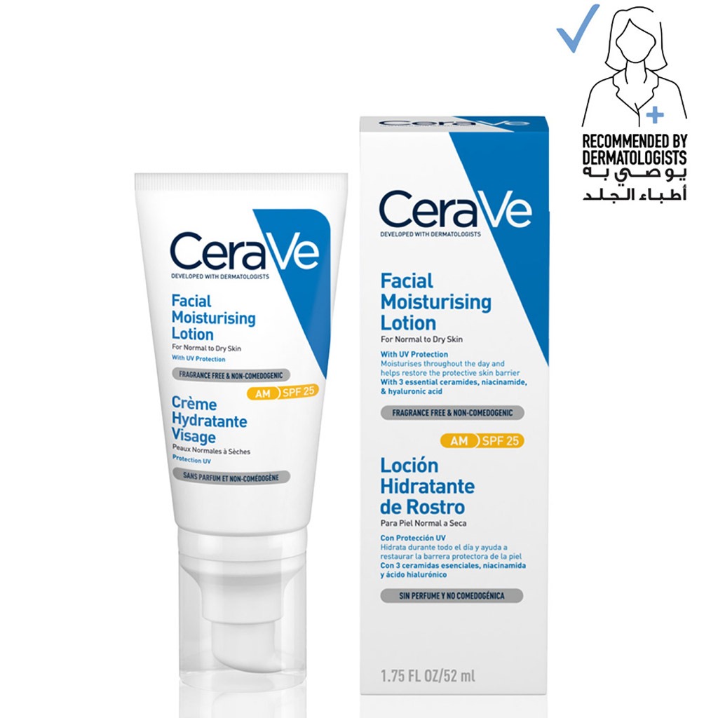 سيرافي لوشن مرطب للوجه الصباحي بعامل حماية SPF 30، 1.75 أونصة
