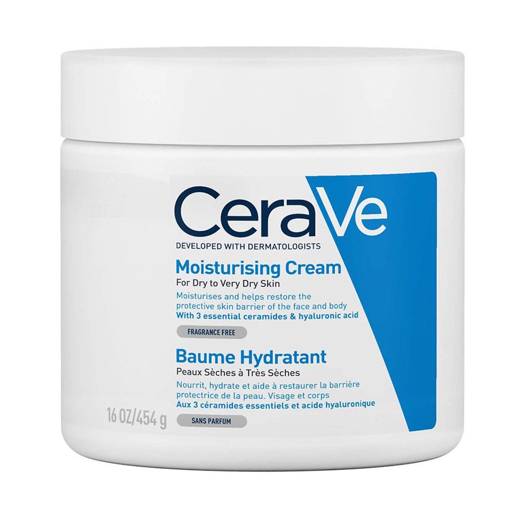 CeraVe, Moisturizing Cream, Intensive hydration cream with ceramides for dry skin, 16 oz