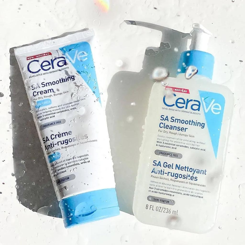 CeraVe, SA Smooth Cleanser, Exfoliating cleanser for rough and bumpy skin, 8oz