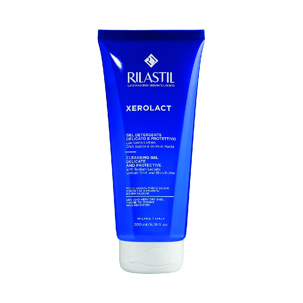 Rilastil, Xerolact Cleansing Gel, Gentle cleansing gel for dry and sensitive skin, 200ml