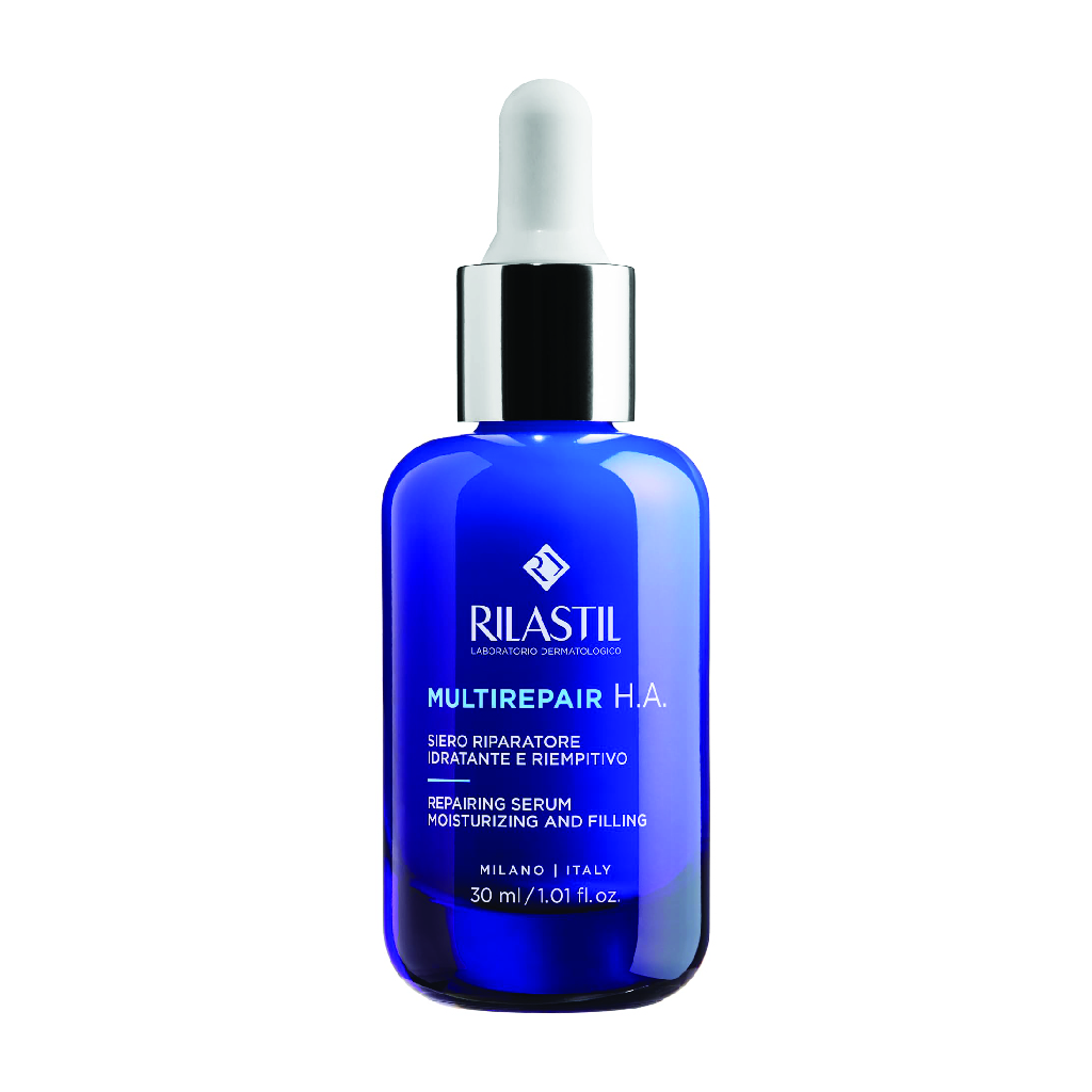 Rilastil, Multirepair H.A. Repairing Detox Serum, Moisturizing and filling anti-aging serum, 30ml