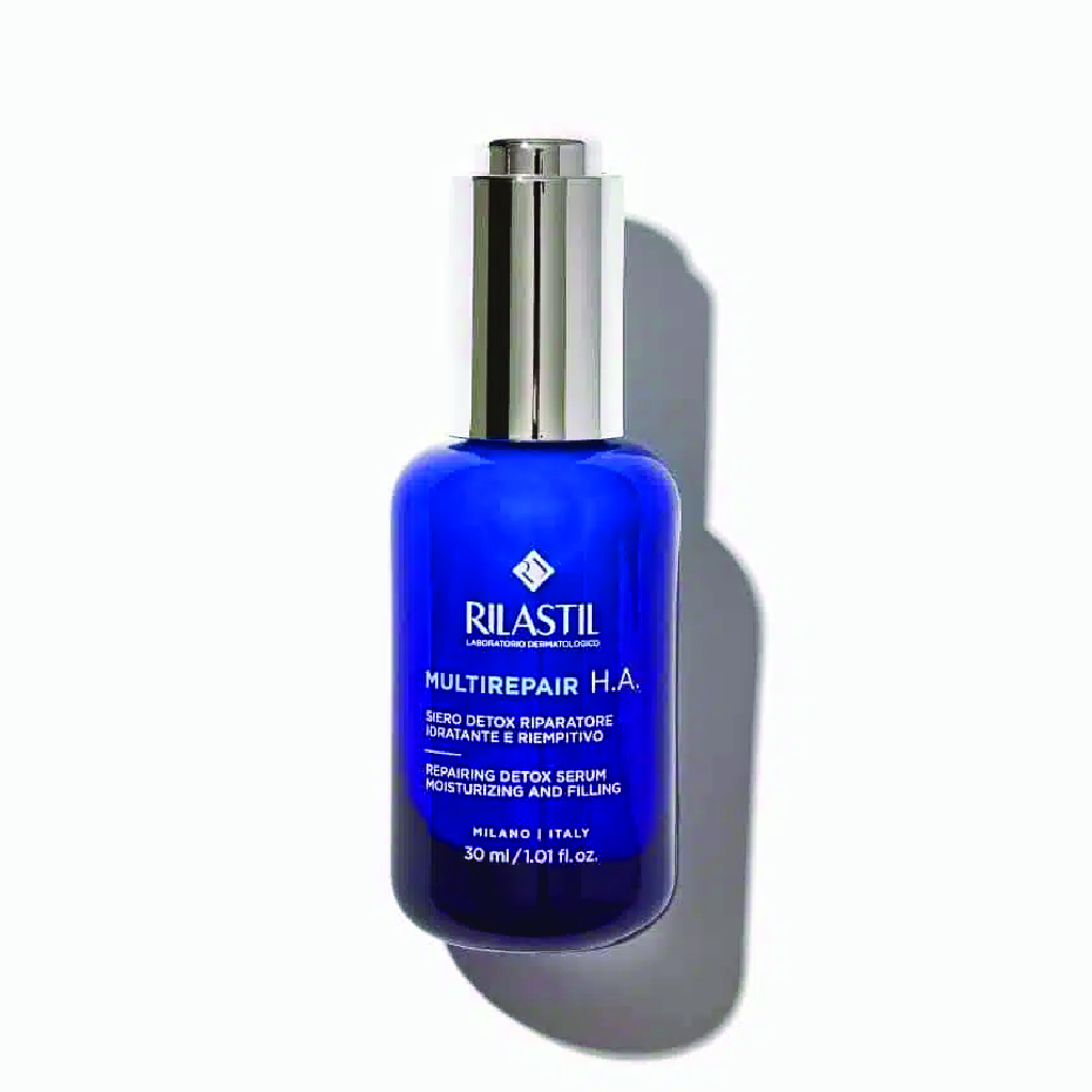Rilastil, Multirepair H.A. Repairing Detox Serum, Moisturizing and filling anti-aging serum, 30ml