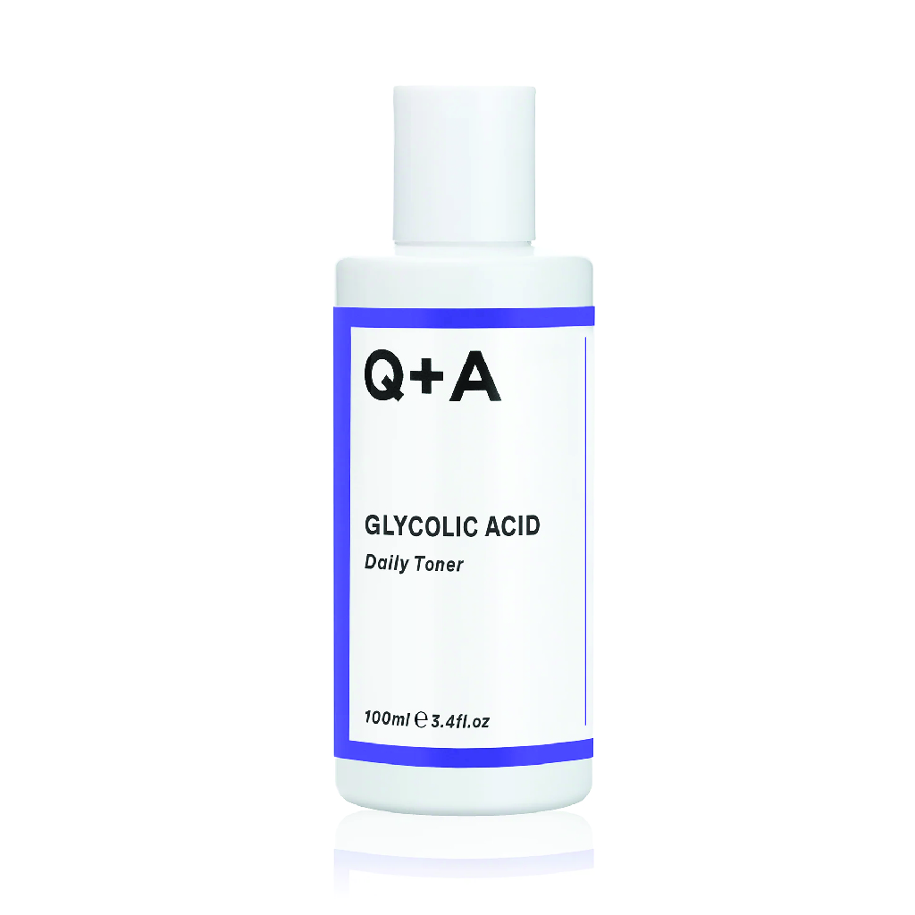 Q+A, Glycolic Acid Daily Toner, Exfoliating toner for smooth and refreshed skin, 100 ml