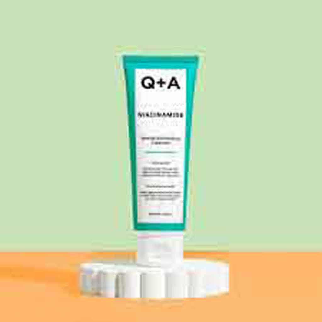 Q+A, Niacinamide Gentle Exfoliating Cleanser, Mild exfoliating facial cleanser with niacinamide, 125 ml