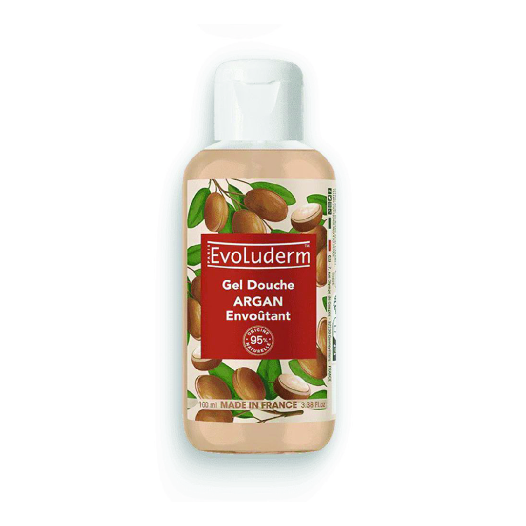 Evoluderm, Argan Divin shower gel, Nourishing argan oil shower gel, 100ml